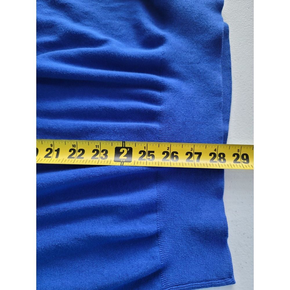 Polo Ralph Lauren‎ Sweater 100% Pima Cotton V-Neck Blue Men's XL - Picture 4 of 6